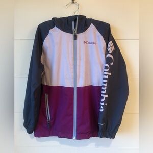 Columbia Rain Jacket Girls 8
